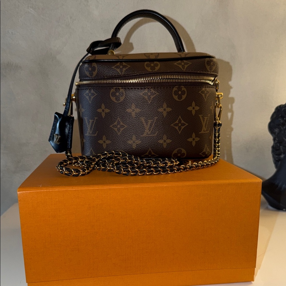Louis Vuitton Monogram Mini Bag in Brown and Gold